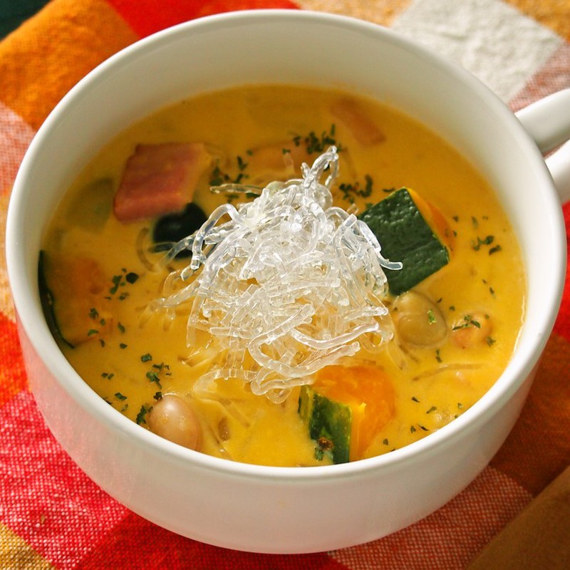 クリーミーかぼちゃスープのレシピ