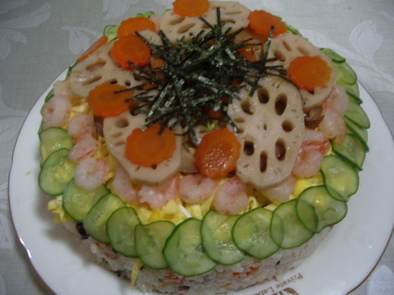 デコレーション✿ちらし寿司の写真