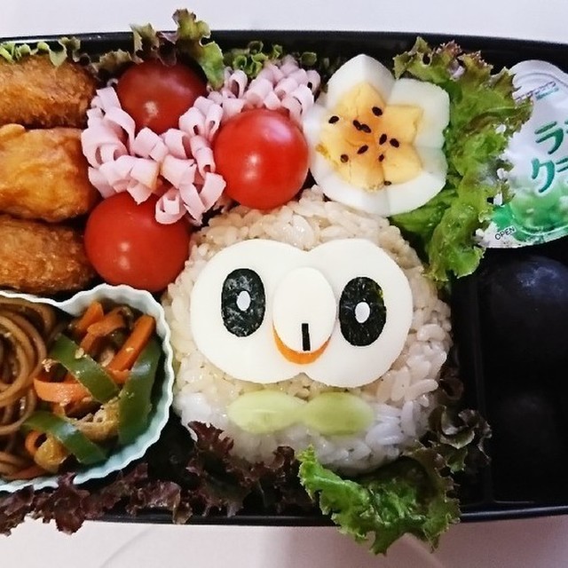 キャラ弁 ポケモン モクロー弁当3 レシピ 作り方 By れいすぴなー クックパッド 簡単おいしいみんなのレシピが360万品