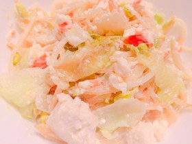 【ヘルシー】鮭と豆腐の胡麻サラダ