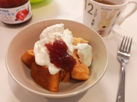 材料3つ!究極のプロテインケーキ
