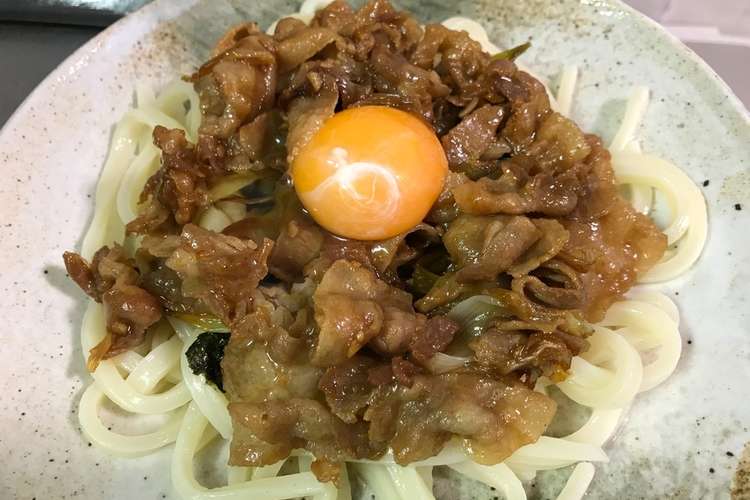 伝説のすた丼風 すたうどん レシピ 作り方 By ゆき クックパッド 簡単おいしいみんなのレシピが352万品