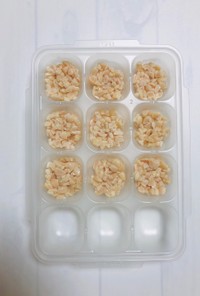 【離乳食 中期】納豆 冷凍保存