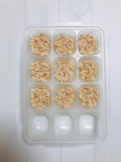 【離乳食 中期】納豆 冷凍保存の写真