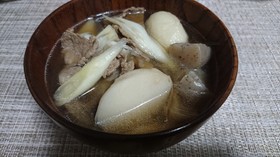 山形風芋煮汁