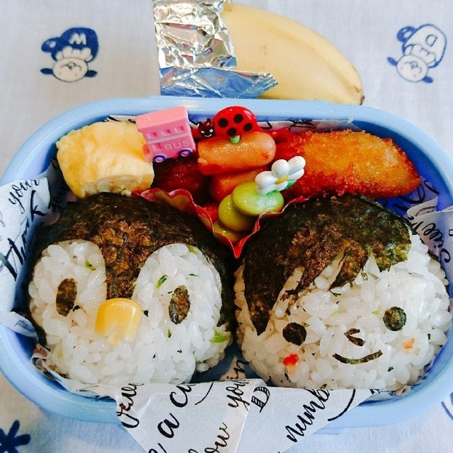 キャラ弁 幼稚園 弁当 ペンギンと僕 レシピ 作り方 By So Mama クックパッド 簡単おいしいみんなのレシピが349万品