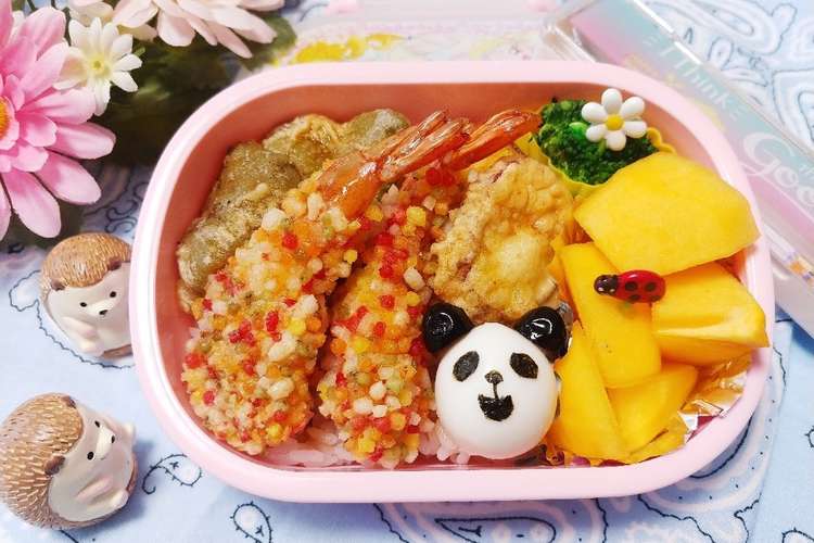 キャラ弁 うずらの卵でかわいいパンダ レシピ 作り方 By Qmiぽ クックパッド