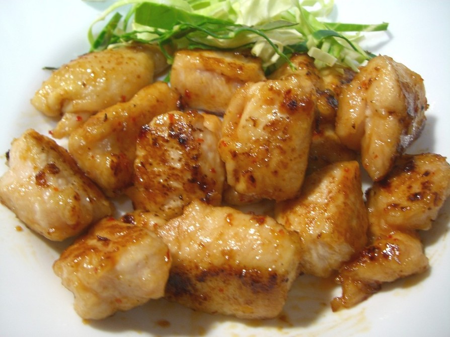 鶏胸肉の❤ふんわりチリマヨポン酢照り焼きの画像