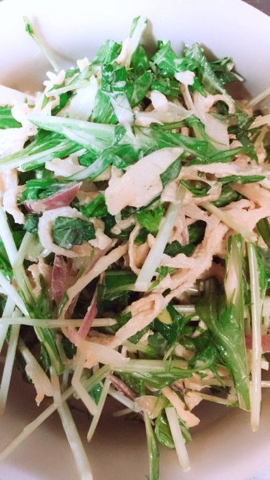 激うま！！水菜と切り干し大根のサラダ♡の写真