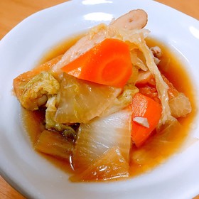 簡単5分で完成♡鶏と野菜の優しい煮物♡