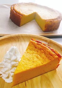 無脂肪乳で✧簡単濃厚かぼちゃチーズケーキ