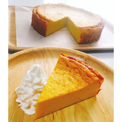 無脂肪乳で✧簡単濃厚かぼちゃチーズケーキの写真