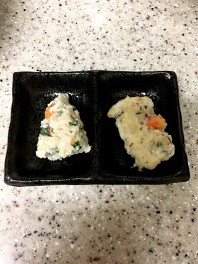 冷凍保存可!同じ材料でつくねとハンバーグ