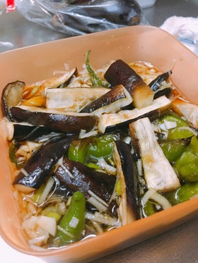 簡単!甘唐辛子とナスの南蛮漬け