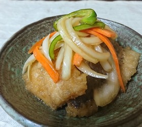 漬けだれ絶品!☆3色野菜と鯵の南蛮漬け