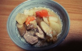 もつ煮込み風★豚肉と根菜の味噌煮