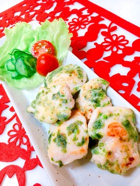 ☆胸肉´ω`和風な青のり衣焼き☆