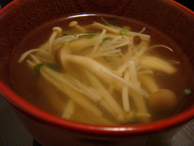 お吸い物?中華スープ?なきのこ汁