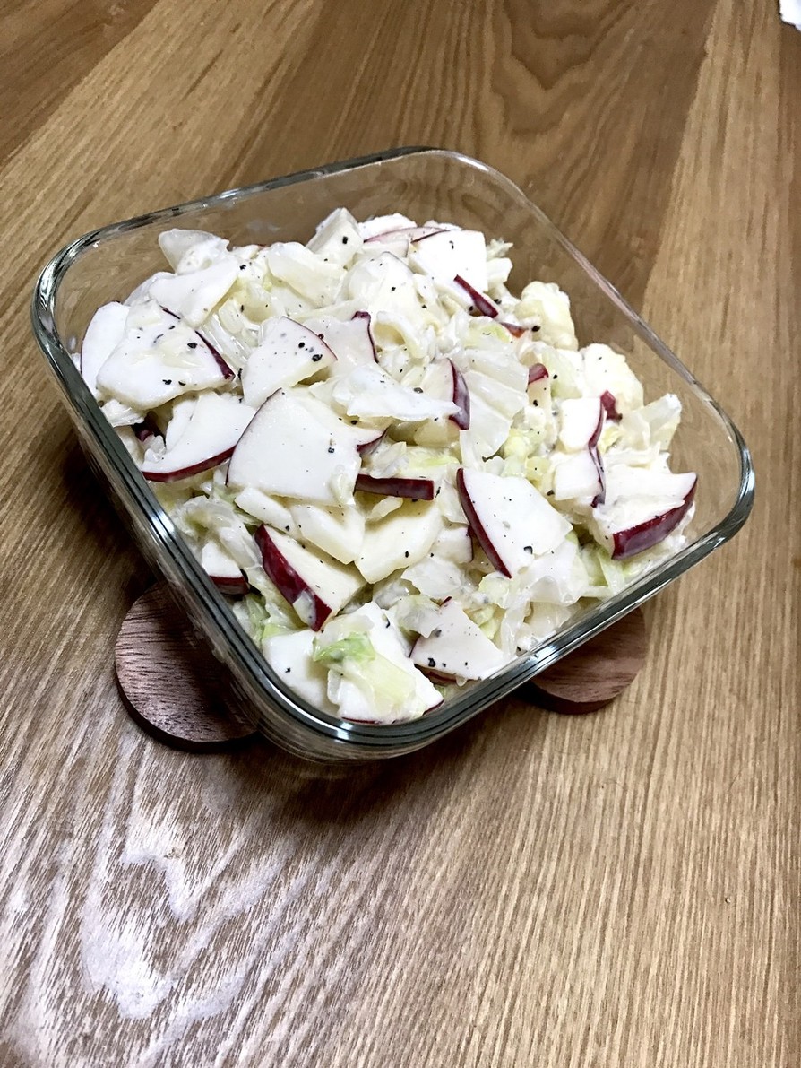 キャベツとりんごのサラダ☆食材２つ常備菜の画像