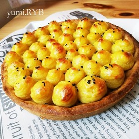 スイートポテト・タルト♪フープロで簡単に