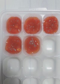 【離乳食初期】レンジでトマトペースト
