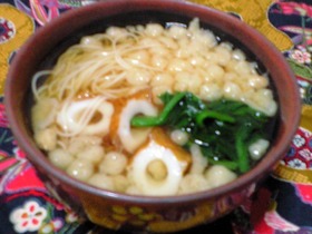 即席 たぬきそーめん