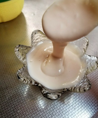クリーミングパウダーで手作り練乳クリームの写真