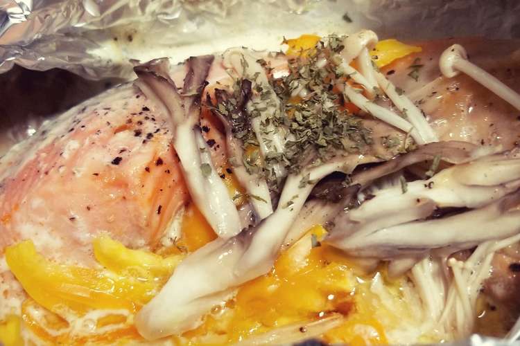 鮭ときのこのホイル焼き レシピ 作り方 By Kannogi クックパッド 簡単おいしいみんなのレシピが375万品