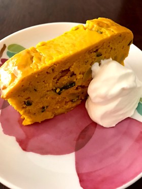 かぼちゃのケーキ☆りんご入り
