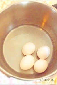 圧力鍋でゆで卵
