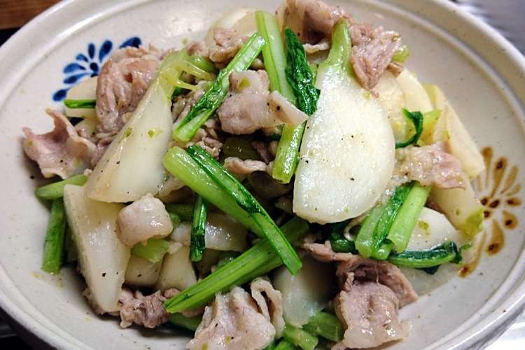 豚肉とかぶのゆず胡椒炒め レシピ 作り方 By Yosinyari クックパッド 簡単おいしいみんなのレシピが352万品