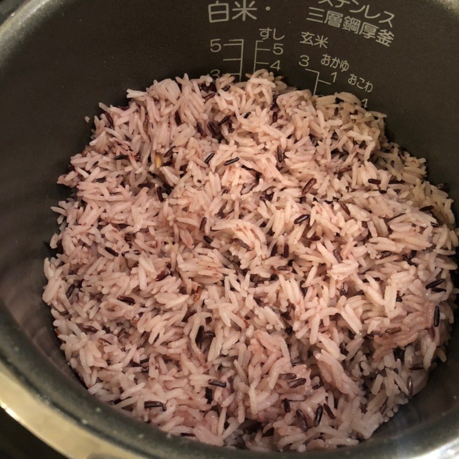 タイ米を炊く（カオマンガイ用）の画像