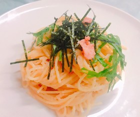 混ぜるだけ!簡単☆明太子スパゲティ
