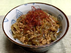 旨旨♡すき焼きのたれdeもやしあんかけ丼