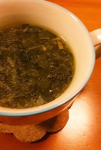 具材たっぷり☆出汁香るモロヘイヤスープ
