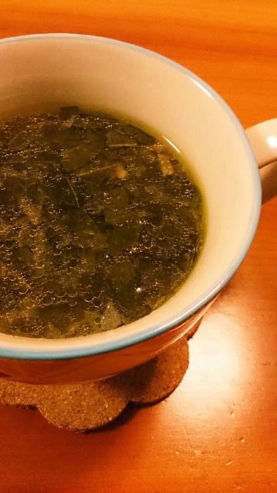 具材たっぷり☆出汁香るモロヘイヤスープの写真