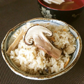 「松茸ご飯♪(醤油味)」