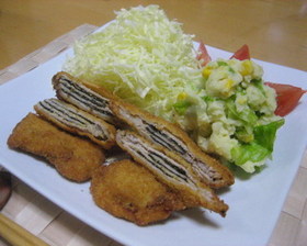 節約♪薄切り肉DE豚カツ