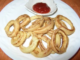 ヘルシーでサクサク美味しいオニオンリング