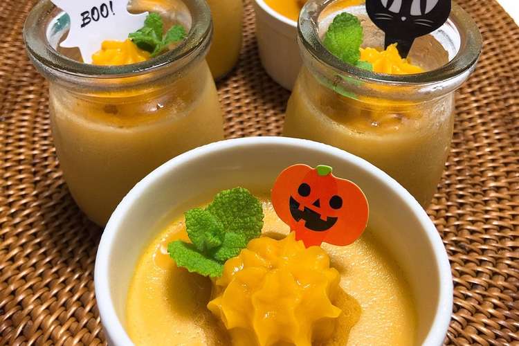 簡単 かぼちゃの豆乳プリン ハロウィン レシピ 作り方 By Foodmarico クックパッド 簡単おいしいみんなのレシピが359万品