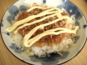 天かすなめ茸ごはん
