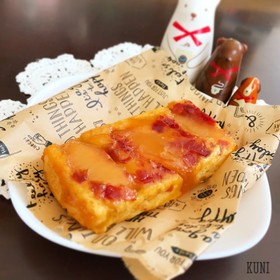 りんごとさつまいものタルトタタン風ケーキ