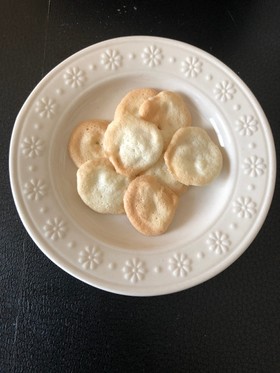 卵白消費!バター無しのラングドシャ