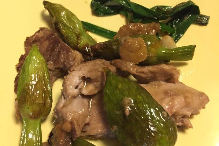 葱坊主と豚肉の甘味噌炒め レシピ 作り方 By G ロッソ クックパッド 簡単おいしいみんなのレシピが351万品