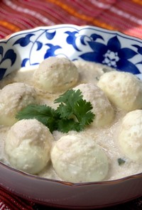 バングラデシュ♡白い卵カレー•コルマ