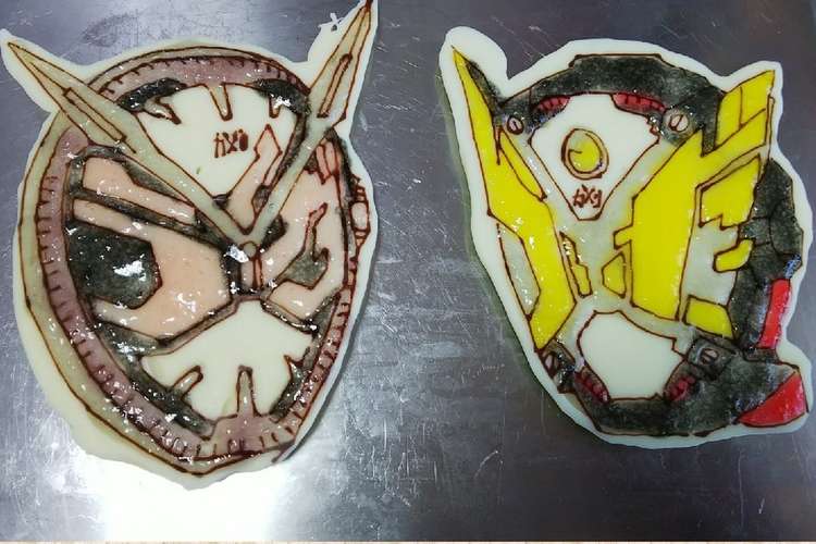 仮面ライダージオウ キャラチョコその2 レシピ 作り方 By むささびみい クックパッド 簡単おいしいみんなのレシピが360万品