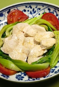 青梗菜のｼｬｷｼｬｷ中華サラダ