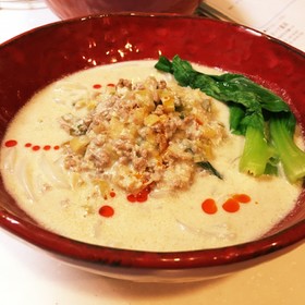 簡単☆豆乳ゴマ味噌坦々うどん☆