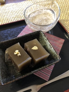 糖質制限レシピで甘過ぎない羊羹