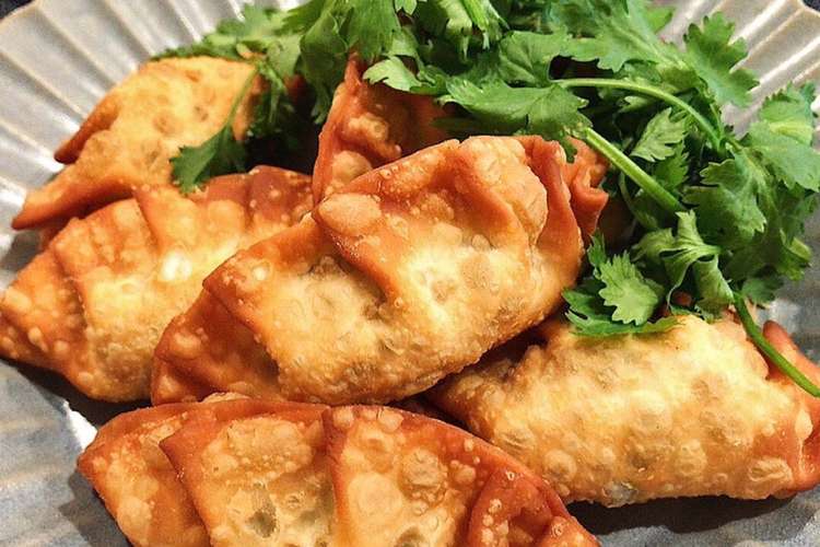 ビールが進む パクチーたっぷり 揚げ餃子 レシピ 作り方 By Ayakat0911 クックパッド